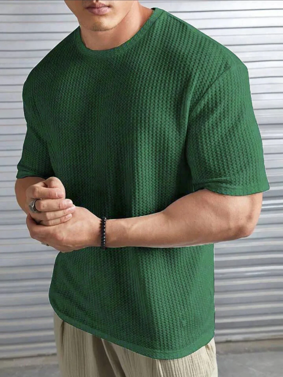 Pack of 2 Waffle Knit Tees