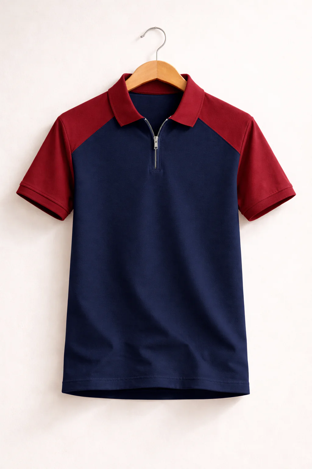 Men’s Raglan Zipper Polo - Image 3