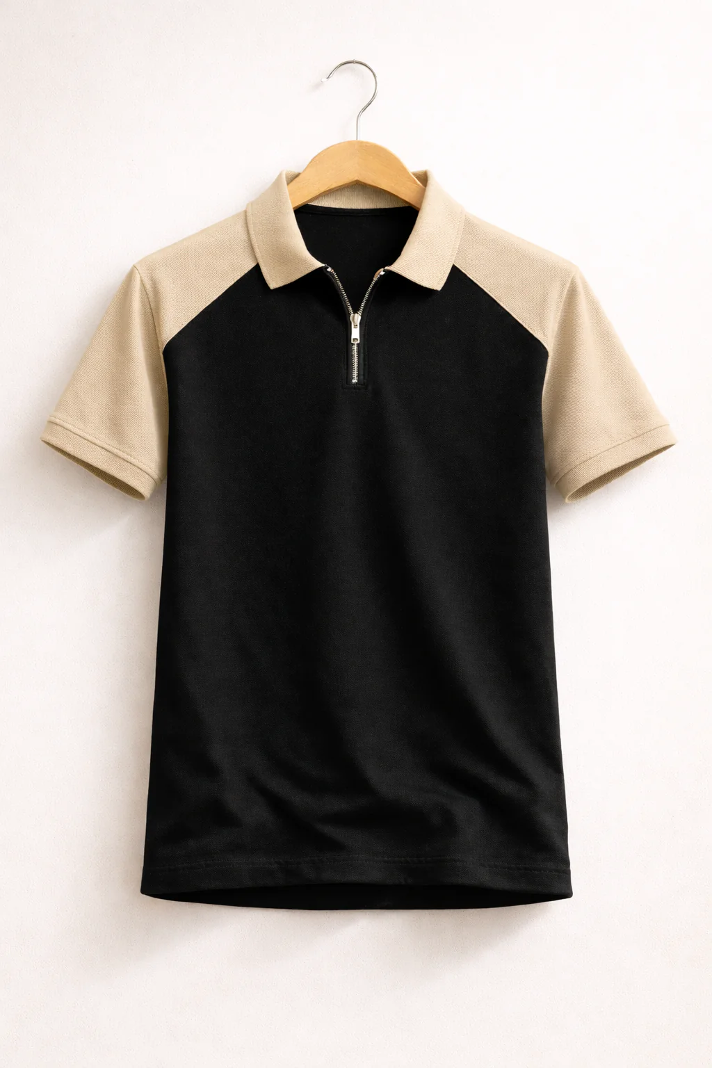 Men’s Raglan Zipper Polo - Image 3