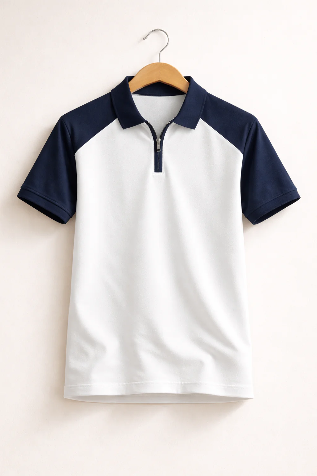 Men’s Raglan Zipper Polo - Image 3
